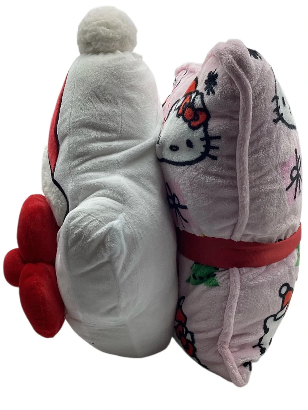 Hello Kitty Sanrio 2 pk. Square Pillow with Shaped Head Pillow Set (NWT)